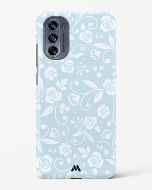 Floral Blue Zephyrs Hard Case Phone Cover (Motorola)