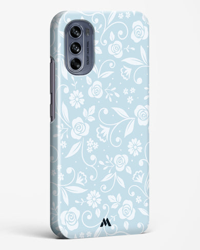 Floral Blue Zephyrs Hard Case Phone Cover (Motorola)