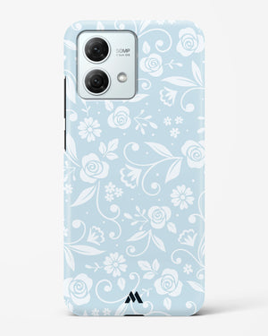Floral Blue Zephyrs Hard Case Phone Cover (Motorola)