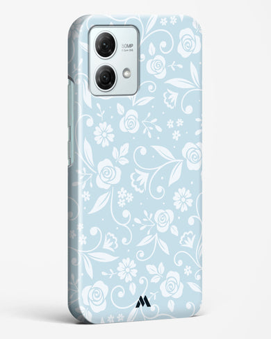 Floral Blue Zephyrs Hard Case Phone Cover (Motorola)