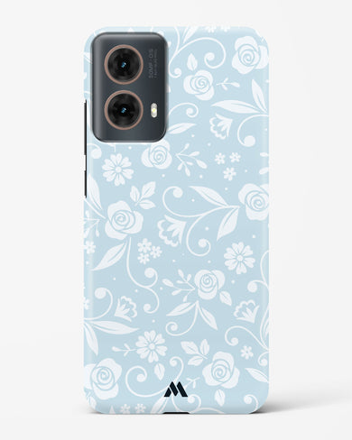 Floral Blue Zephyrs Hard Case Phone Cover (Motorola)