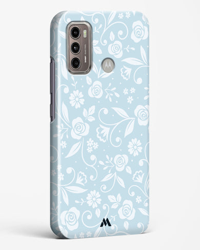 Floral Blue Zephyrs Hard Case Phone Cover (Motorola)
