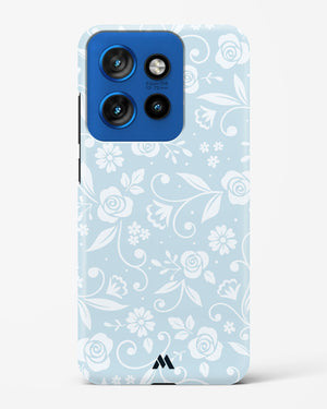 Floral Blue Zephyrs Hard Case Phone Cover (Motorola)