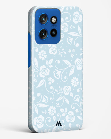 Floral Blue Zephyrs Hard Case Phone Cover (Motorola)