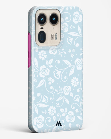 Floral Blue Zephyrs Hard Case Phone Cover (Motorola)