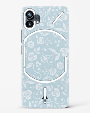 Floral Blue Zephyrs Hard Case Nothing Phone 1