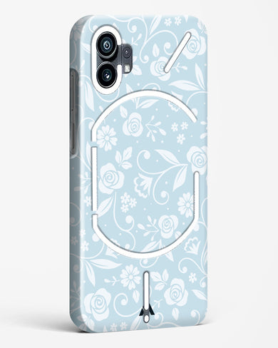 Floral Blue Zephyrs Hard Case Phone Cover-(Nothing)