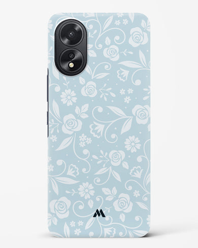 Floral Blue Zephyrs Hard Case Phone Cover-(Oppo)