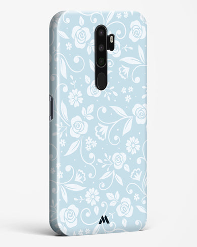 Floral Blue Zephyrs Hard Case Phone Cover-(Oppo)