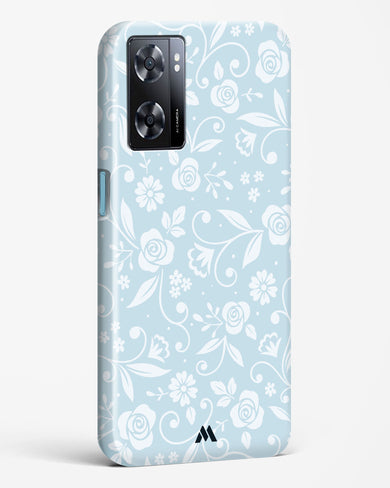 Floral Blue Zephyrs Hard Case Phone Cover-(Oppo)