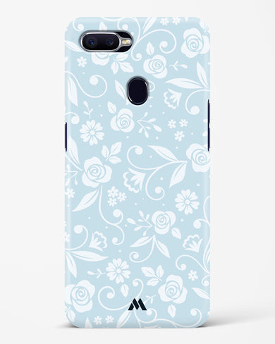 Floral Blue Zephyrs Hard Case Phone Cover-(Oppo)