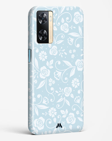 Floral Blue Zephyrs Hard Case Phone Cover-(Oppo)