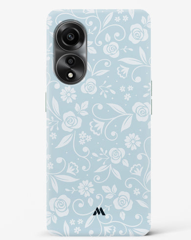 Floral Blue Zephyrs Hard Case Phone Cover (Oppo)