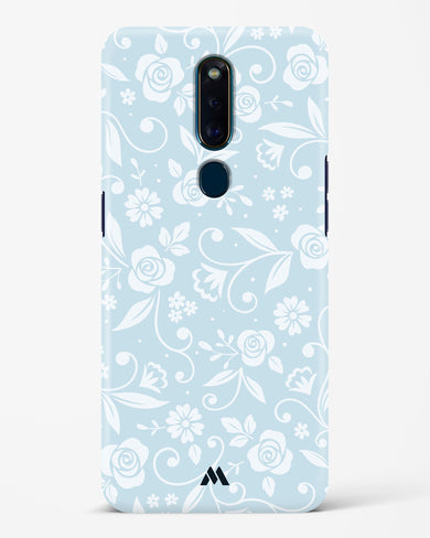 Floral Blue Zephyrs Hard Case Phone Cover-(Oppo)