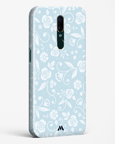 Floral Blue Zephyrs Hard Case Phone Cover-(Oppo)