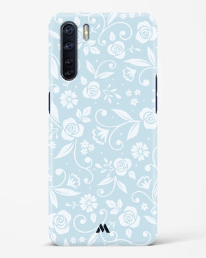 Floral Blue Zephyrs Hard Case Phone Cover-(Oppo)