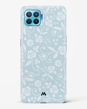 Floral Blue Zephyrs Hard Case Phone Cover-(Oppo)