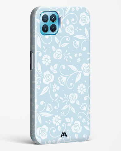 Floral Blue Zephyrs Hard Case Phone Cover-(Oppo)