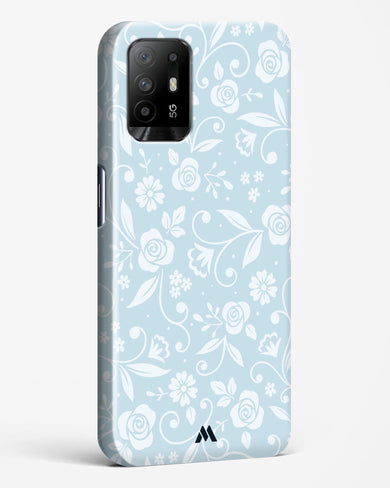 Floral Blue Zephyrs Hard Case Phone Cover-(Oppo)