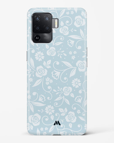 Floral Blue Zephyrs Hard Case Phone Cover-(Oppo)