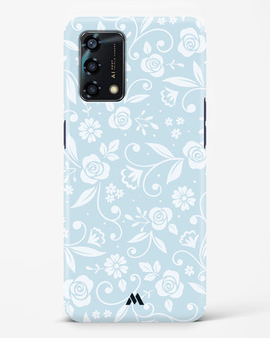 Floral Blue Zephyrs Hard Case Phone Cover-(Oppo)