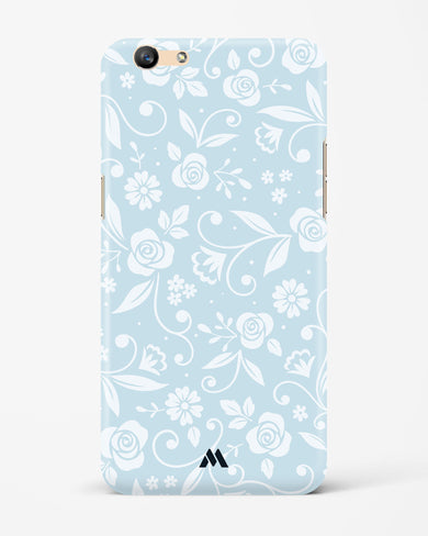 Floral Blue Zephyrs Hard Case Phone Cover-(Oppo)