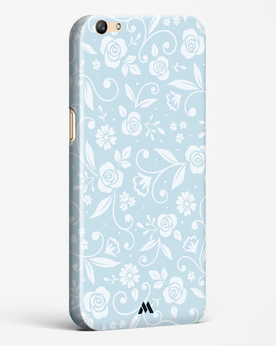 Floral Blue Zephyrs Hard Case Phone Cover-(Oppo)