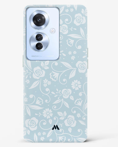 Floral Blue Zephyrs Hard Case Phone Cover (Oppo)