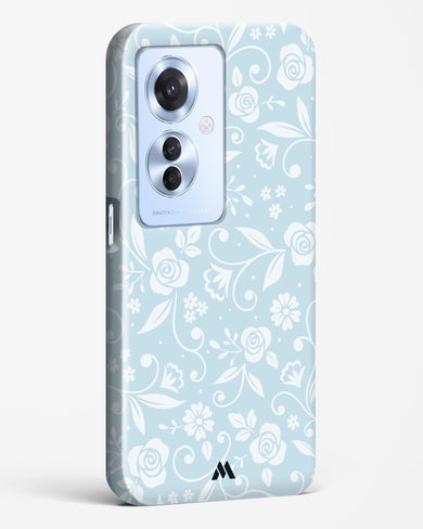 Floral Blue Zephyrs Hard Case Phone Cover (Oppo)