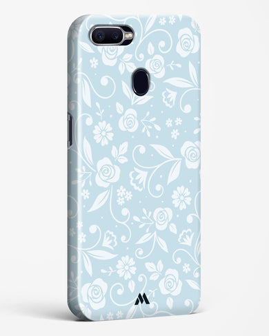 Floral Blue Zephyrs Hard Case Phone Cover-(Oppo)