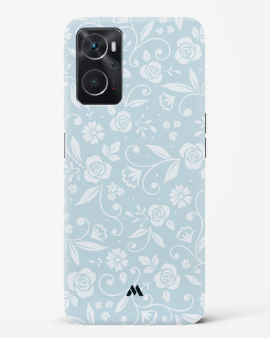 Floral Blue Zephyrs Hard Case Phone Cover-(Oppo)