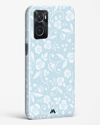 Floral Blue Zephyrs Hard Case Phone Cover-(Oppo)