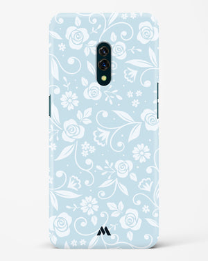 Floral Blue Zephyrs Hard Case Phone Cover-(Oppo)