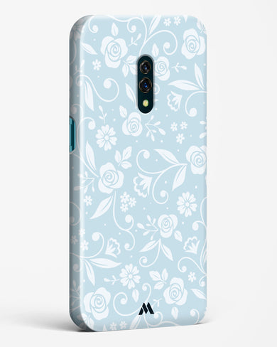 Floral Blue Zephyrs Hard Case Phone Cover-(Oppo)