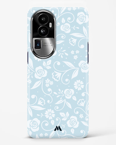 Floral Blue Zephyrs Hard Case Phone Cover (Oppo)