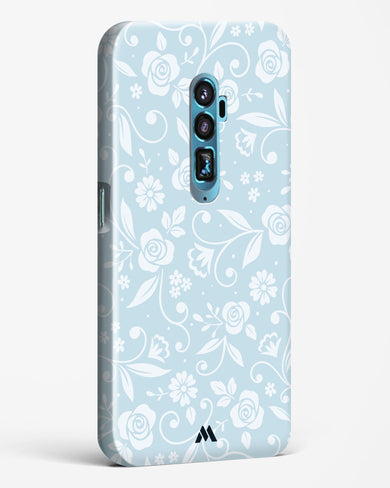 Floral Blue Zephyrs Hard Case Phone Cover-(Oppo)