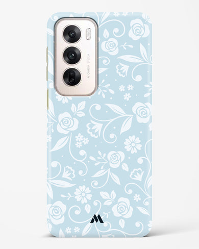 Floral Blue Zephyrs Hard Case Phone Cover (Oppo)