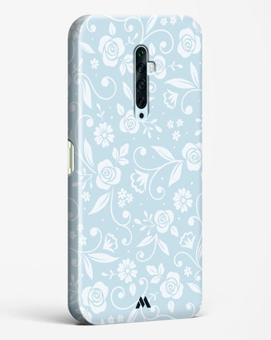 Floral Blue Zephyrs Hard Case Phone Cover-(Oppo)