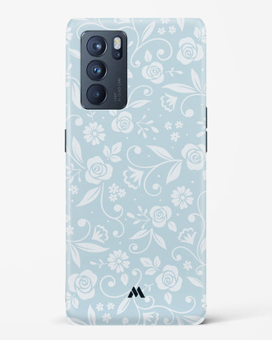 Floral Blue Zephyrs Hard Case Phone Cover-(Oppo)