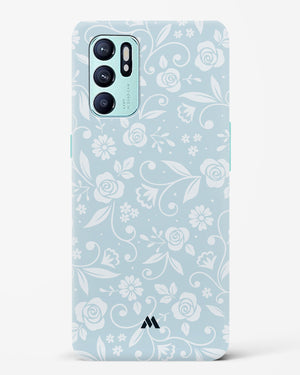 Floral Blue Zephyrs Hard Case Phone Cover-(Oppo)