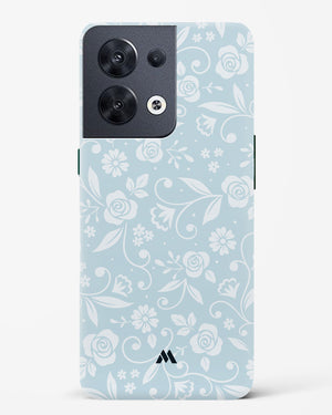 Floral Blue Zephyrs Hard Case Phone Cover (Oppo)