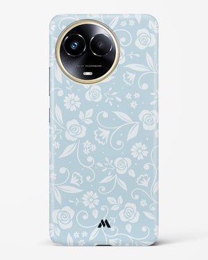 Floral Blue Zephyrs Hard Case Phone Cover-(Realme)