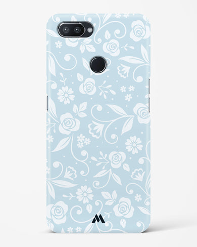 Floral Blue Zephyrs Hard Case Phone Cover-(Realme)