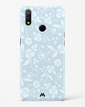 Floral Blue Zephyrs Hard Case Phone Cover-(Realme)