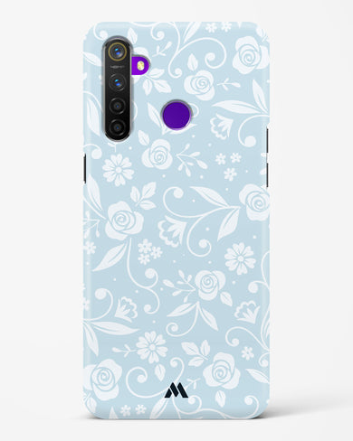 Floral Blue Zephyrs Hard Case Phone Cover-(Realme)