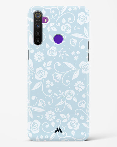 Floral Blue Zephyrs Hard Case Phone Cover-(Realme)