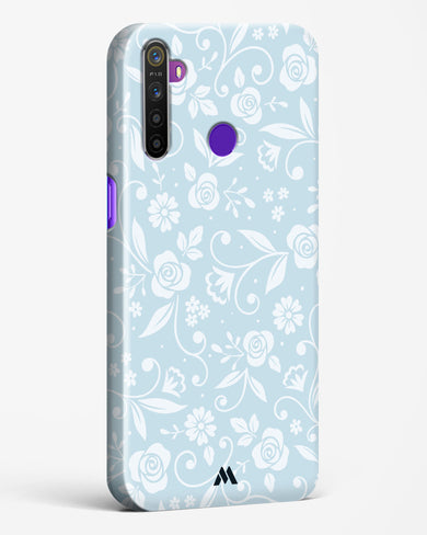 Floral Blue Zephyrs Hard Case Phone Cover-(Realme)