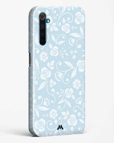 Floral Blue Zephyrs Hard Case Phone Cover-(Realme)