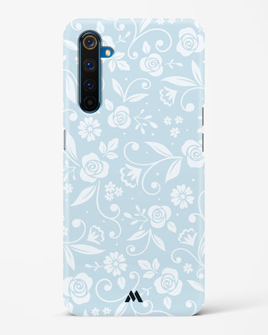 Floral Blue Zephyrs Hard Case Phone Cover-(Realme)