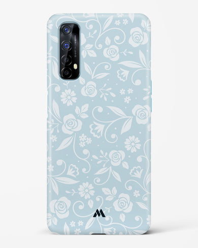 Floral Blue Zephyrs Hard Case Phone Cover-(Realme)